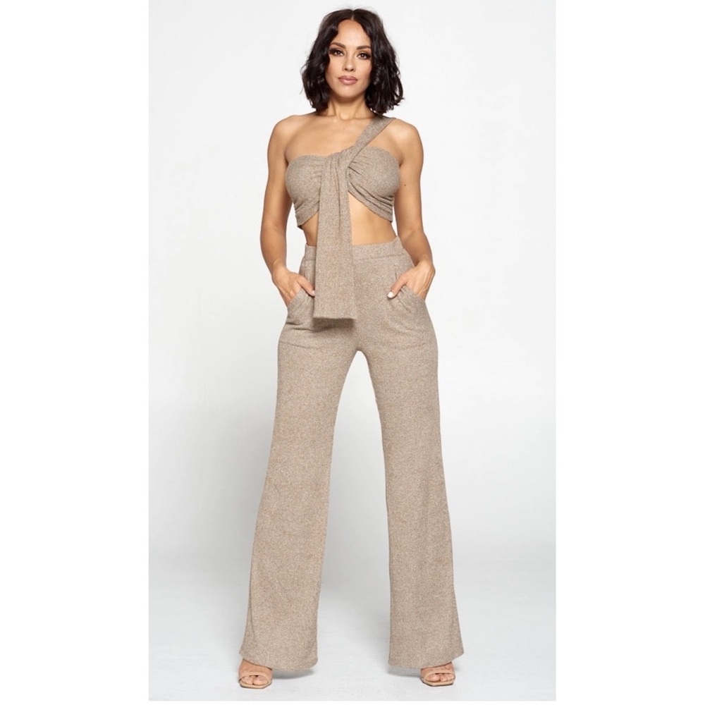 Meech 2 Piece Set in Nude - NWOT